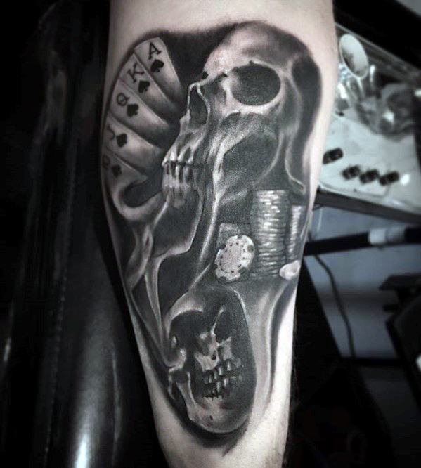 gambling-themed tattoos